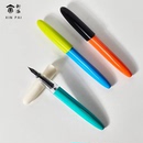 新派动车造型三角棱形正姿胶囊钢笔