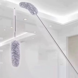 除尘掸可伸缩鸡毛掸子