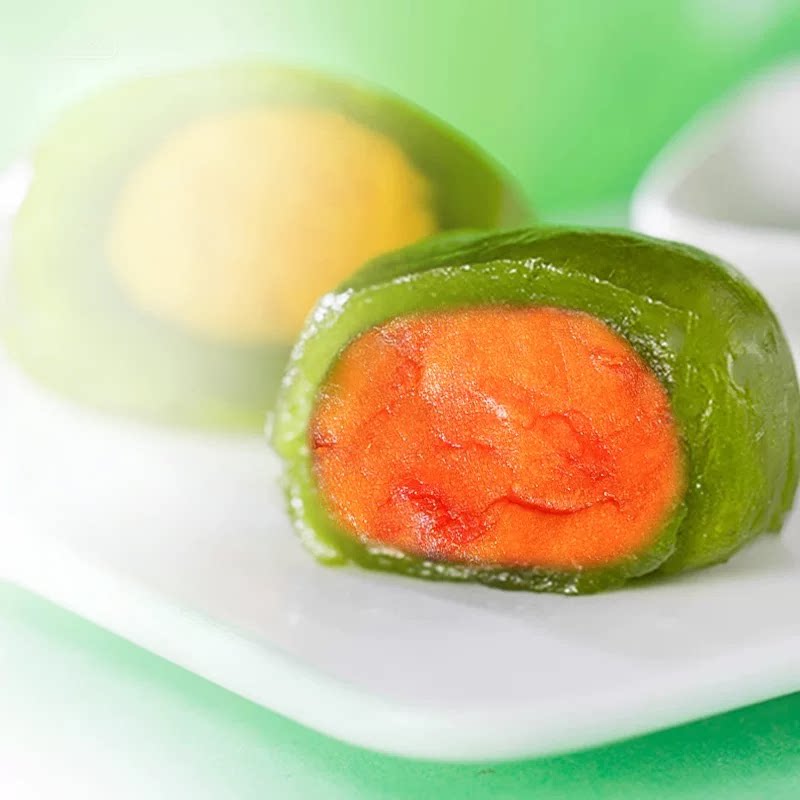 艾草青团整箱网红蛋黄肉松黑芝麻红豆沙清明果时令糯叽叽糕点团子