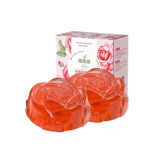【倾镜】玫瑰精油手工皂80g*2盒