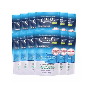 【260g*12袋】浙盐雪涛未加碘精制海盐