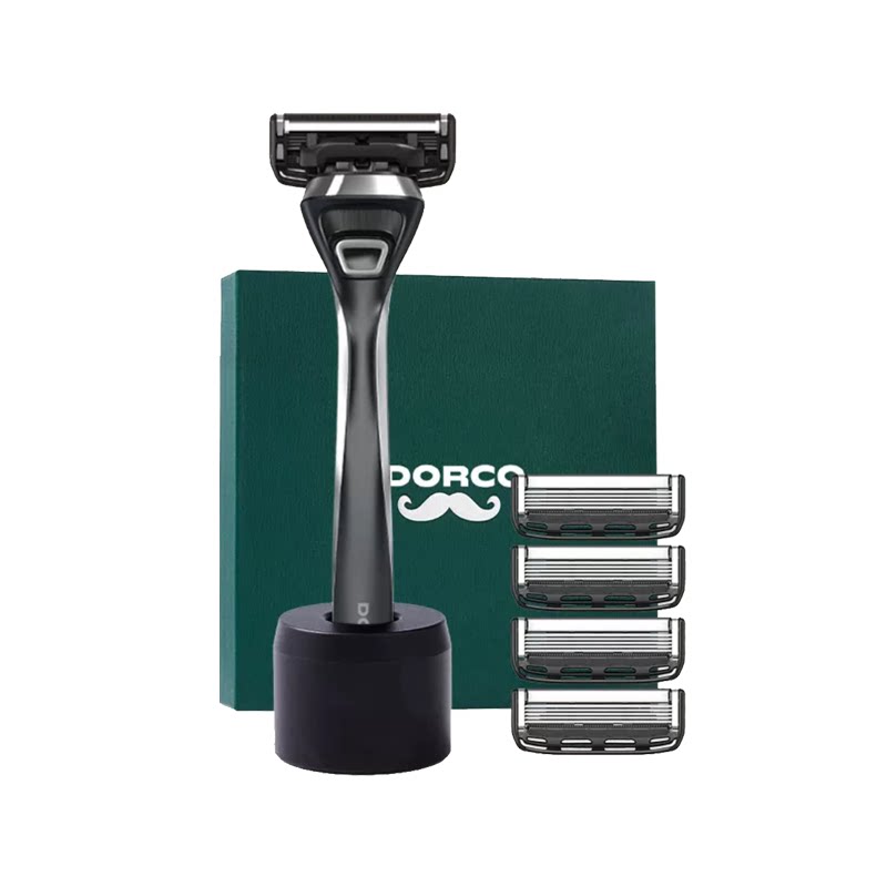 DORCO/多乐可5+1层刀片剃须刀男士手动刮胡刀剃胡子刀非电动剃须Z