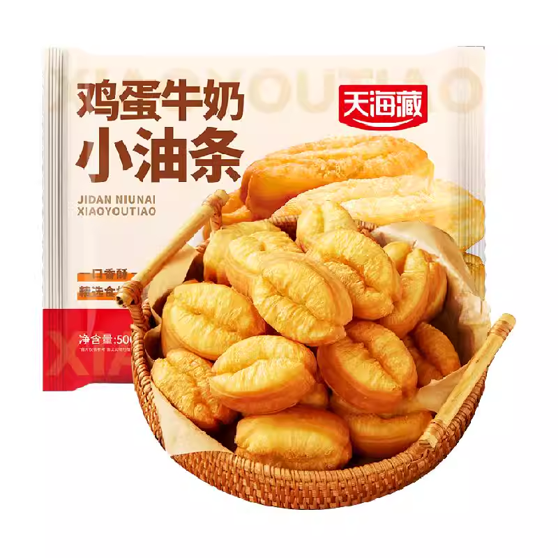 天海藏鸡蛋牛奶小油条早餐