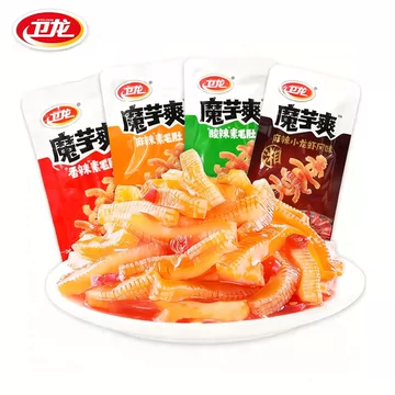 卫龙魔芋爽辣条亲嘴烧合集，任拍4件