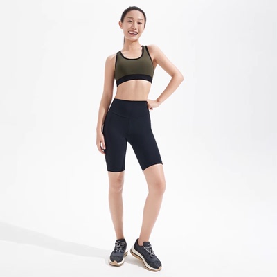 骑行裤户外五分女高腰提臀
