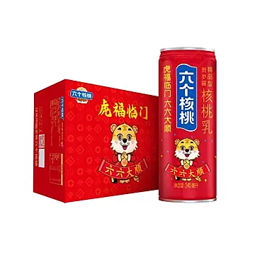 【六个核桃】精品型虎福罐240ml*16罐