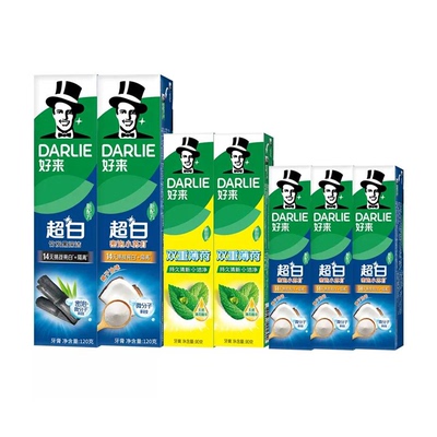 好来薄荷含氟清新口气亮白牙膏