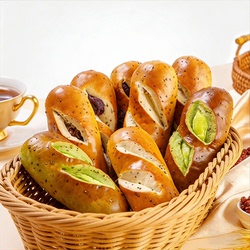 任选9件】喵叔的实验室碱水面包棒健身饱腹