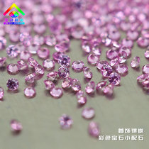 Gold color jewelry natural ruby sapphire Tsavorai round square color stone custom 18K gold PS01