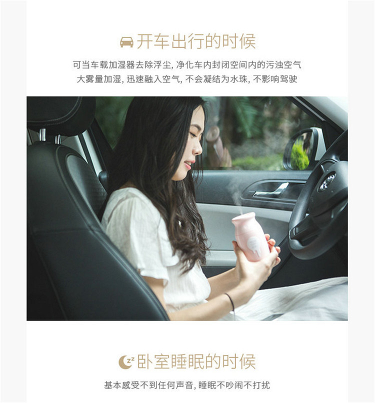 máy tạo độ ẩm mùa đông Heo quà tặng sáng tạo chai độ ẩm máy tính để bàn câm không bức xạ Máy tạo độ ẩm USB cầm tay tự động tắt nguồn - Máy giữ ẩm máy phun sương tạo ẩm xiaomi sck0a45
