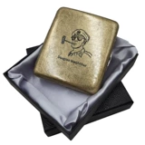 Ретро -сигаретный корпус 20 мужской креативный флип -сигарет металлическая сигаретная коробка персонализированная переносная портативная портативная сигаретная прилив прилив