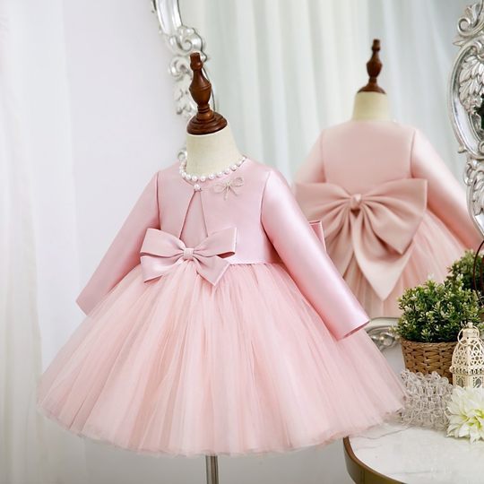 Children's princess dress flower girl two piece dress