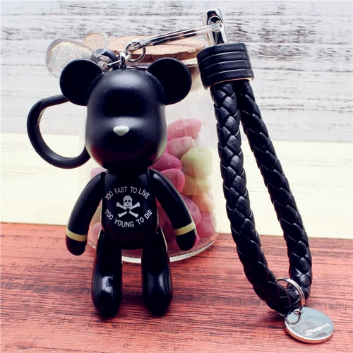 Брелок для ключей, сумка с застежкой, плетеное украшение на сумку