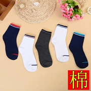 Vớ nam ống vớ mùa hè Hàn Quốc bình thường cotton nam khử mùi thể thao nam vớ 1 nhân dân tệ dưới vớ bán buôn