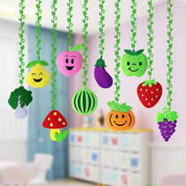 Kindergarten aerial pendant Corridor wall decoration Ocean wind class classroom suspension New environment layout materials