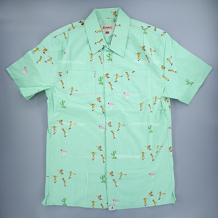 American Altamont skateboard shirt short sleeve men's top V collar L code also Exerica-SCC no. 2 store