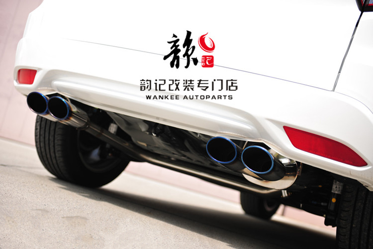 Binzhi VEZEL XRV modified RES exhaust pipe single-out double-out four-out exhaust middle tail section
