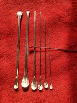 Customized 316L stainless steel spatula Laboratory stainless steel medicine scraper Manual micro-amount medicine spoon spatula medicine spatula