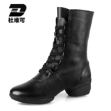 Туфли, утепленные сапоги, танцующая высокая обувь, ботинки, из натуральной кожи