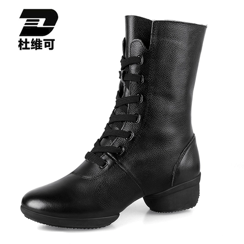 Туфли, утепленные сапоги, танцующая высокая обувь, ботинки, из натуральной кожи