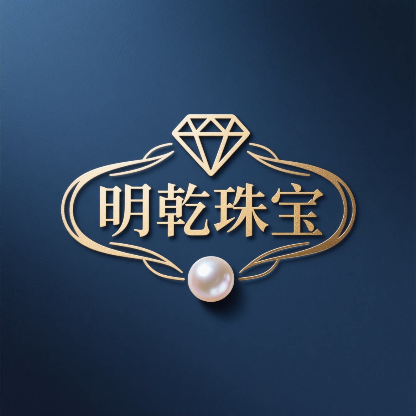 明乾珠宝的LOGO
