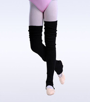 Ballet dancer Leg Socks with Latin dance yoga feet Padded Legs Women Over Knee Thickened Warm Kneecap Lid Joint