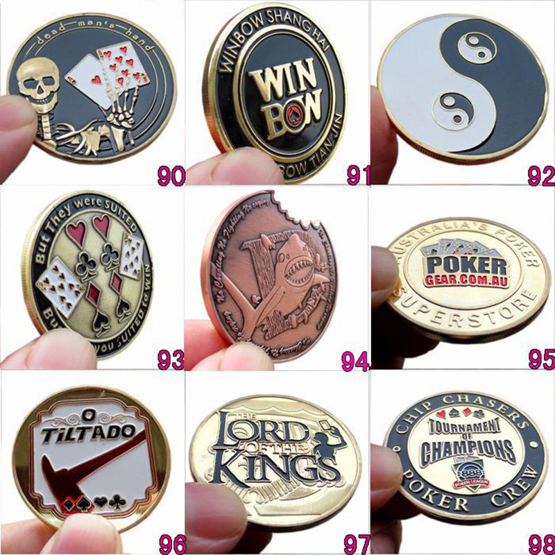 (Idle Fun Workshop) Texas Poker Poker Press Card PRESS CARD Metal Chips 100 Paragraph Optional Can Also Be Customized