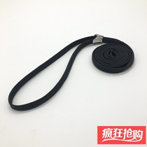 Black pure cotton new traction rope clip control P chain dog training dog leash Border Collie Corgi large medium and small dog training