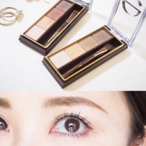 Japan sana excel four-color three-dimensional shape eyebrow powder eyebrow palette women waterproof nature is not easy to decolorize