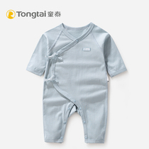 Tongtai new baby clothes newborn cotton spring and summer mens treasure female treasure jumpsuit pajamas ha dress boneless climbing suit