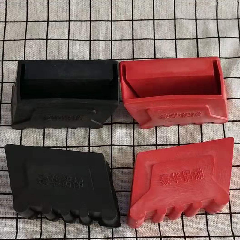 Ladder accessories large people's ladder accessories on both sides of the ladder accessories red feet black foot anti-slip foot resistant foot engineering ladder