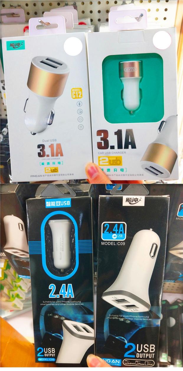 3.1a Car Charger búa an toàn xe sạc bật lửa kép flash USB kim loại điện thoại di động sạc phổ Bán buôn đầu - Phụ kiện điện thoại trong ô tô sac pin nhanh