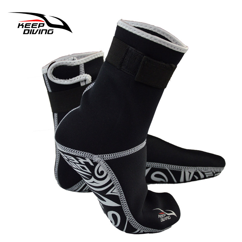 New Winter Swimming Beach Shoes Diving Shoes Thickening Warm And Cold Snorkeling Socks Anadromous Shoes Non-slip Anti-Stab Snorkeling Equipment