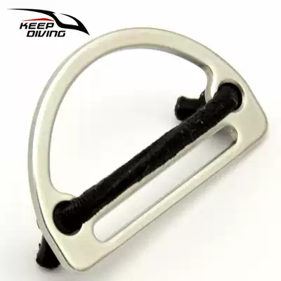 316 stainless steel 5CM webbing suitable for fast moving positioning adjustment buckle D-ring Japanese word buckle back flying side hanging