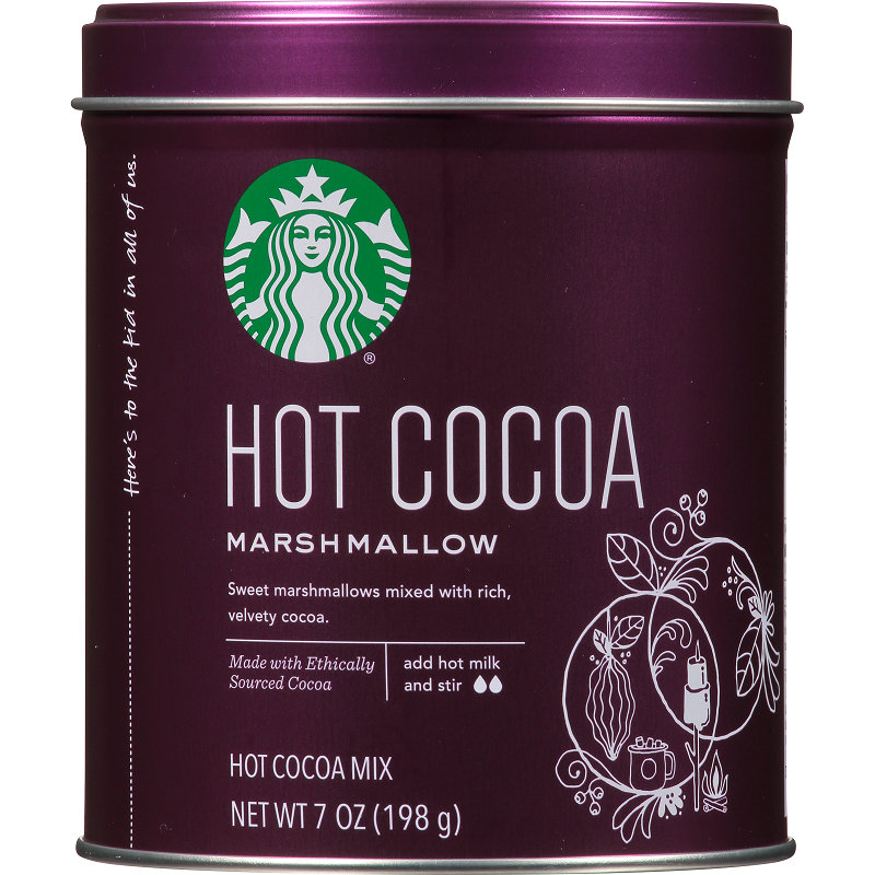 New Pack US Imported Starbucks Starbucks Selected Chocolate Brewing Beverage Hot Cocoa Powder 198g