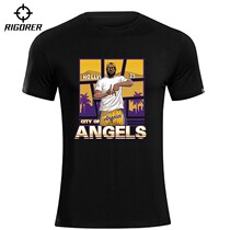 Associate Corbyn Memorial T-shirt tribute to Manba spirit James Angels City Lakers Total Champion Round Trip Short sleeves