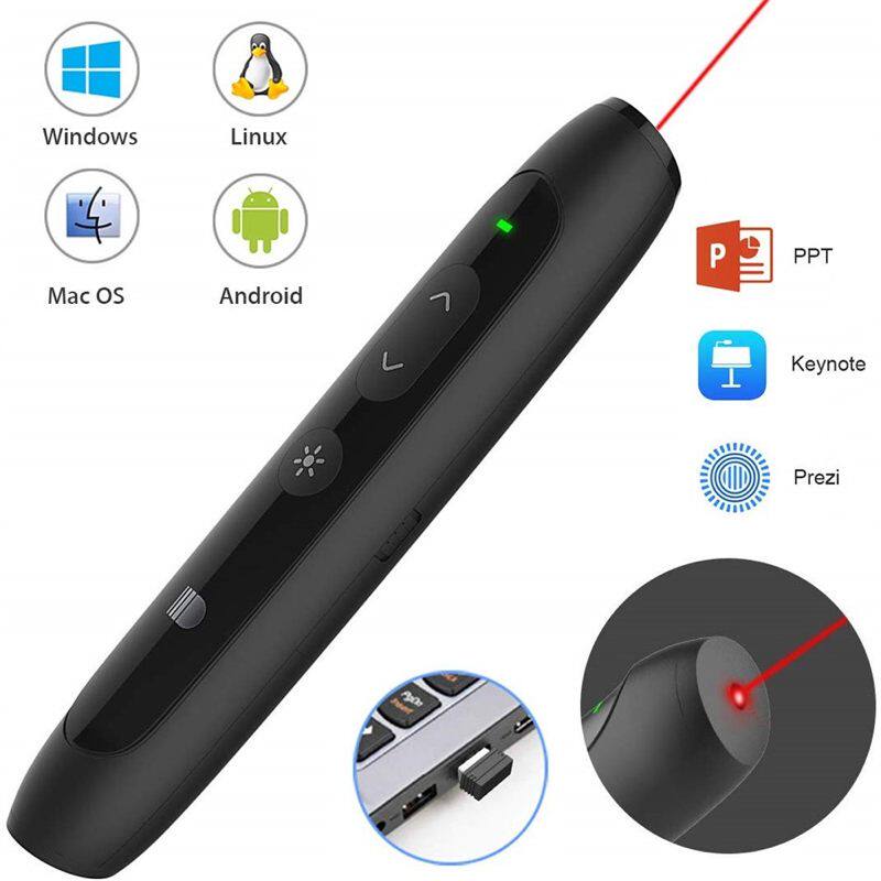 Wireless Presenter Pen USB 2 4GHz Remote Control Power Point