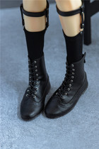 Sweet wine B J D - (click-click planet) bjd mens shoes black short leather boots 3 Sub-shoe base to help short boots
