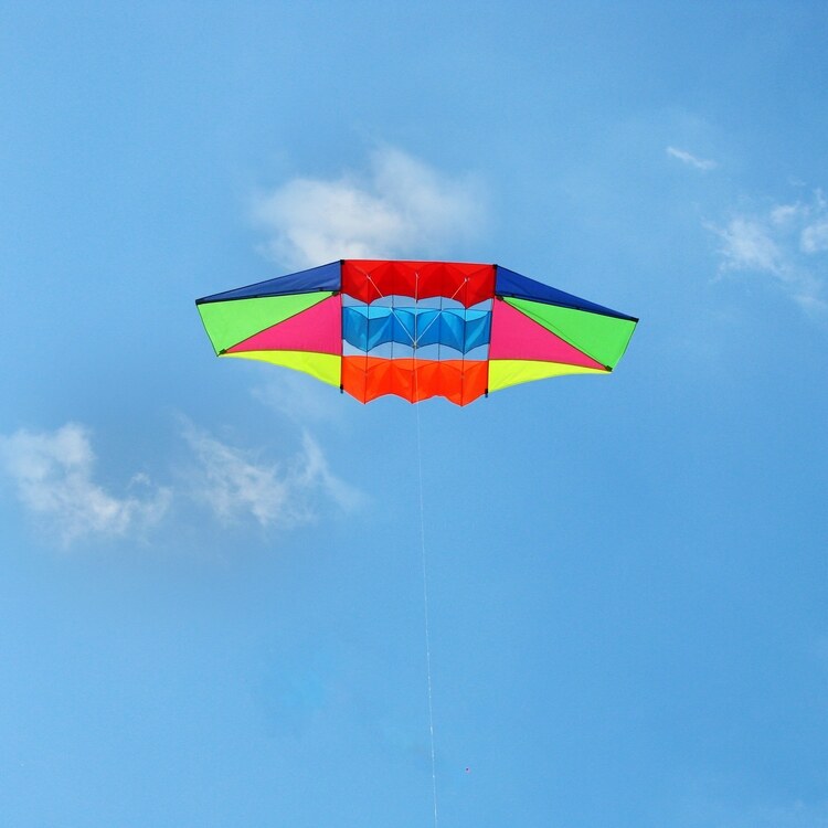 Weifang Kite New Radar Kite Breeze Easy Fly Large Adult Three-dimensional Kite Umbrella Cloth Rainbow Glider