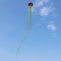 Weifang kite King King snake Kite 12 meters 22 meters 33 meters bamboo leaves green snake kite anti-wind
