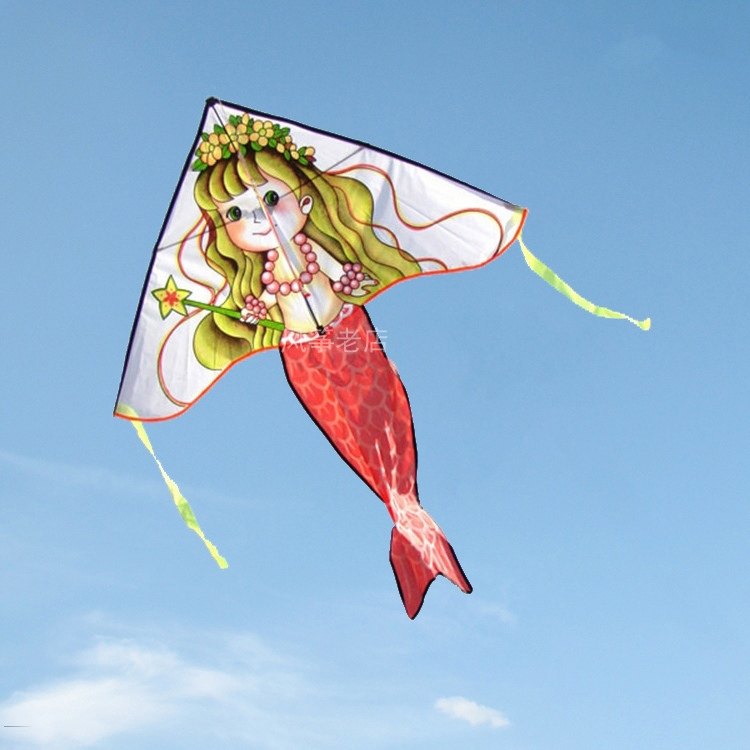 Kite children's kite mermaid kite adult micro-kite kite easy to fly Weifang kite reel recommended for beginners