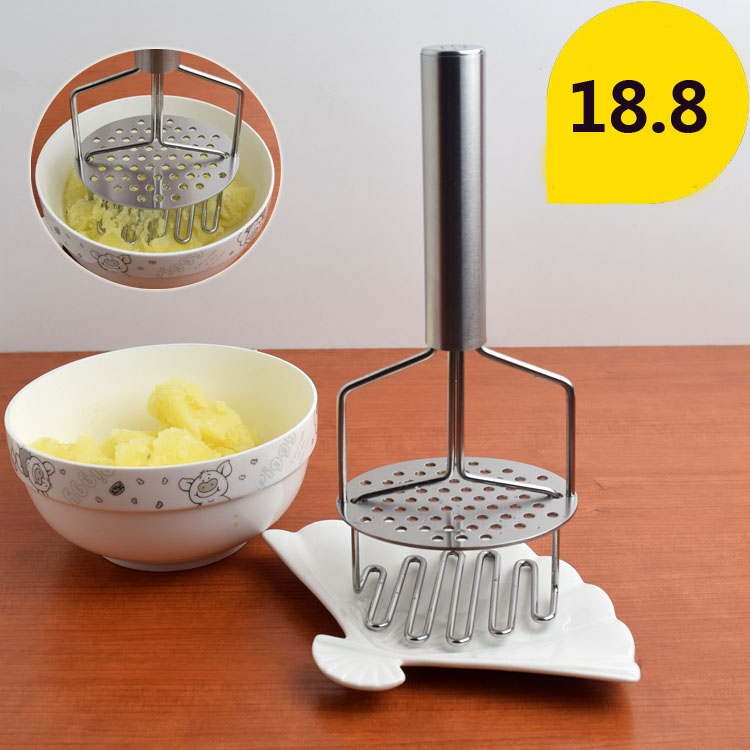 Double Layer Stainless Steel Press Potato Mashed Potatoes Mashed Potatoes Mashed Fruit Mashed Fruit Mashed Press Clay Press Crumpeter Press Clay