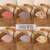 Four seasons general horseshoe-shaped household cushion chair stool dining chair cushion office sedentary ass cushion non-slip