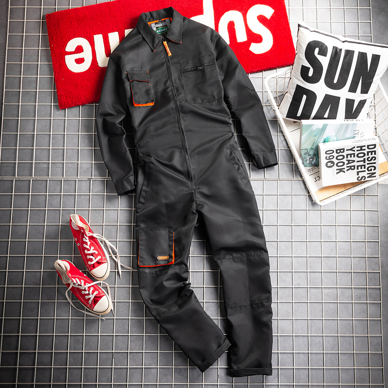 Japanese Retro Workwear Jumpsuit Set for Men, Korean Style Trendy Brand Men's Loose Jumpsuit, Tiktok Trendy One-Piece Outfit Japanese Retro Workwear Jumpsuit Set for Men, Korean Style Trendy Brand Men's Loose Jumpsuit, Tiktok Trendy One-Piece Outfit