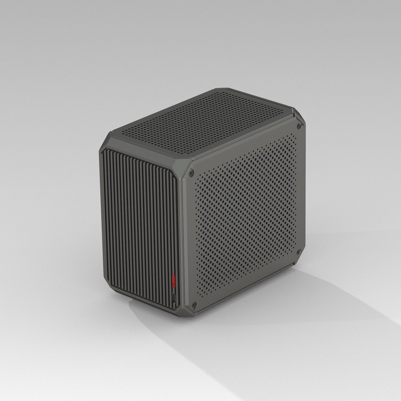 New Galaxy Law Itx Direct-Plug Graphics Card DIY Aluminum Alloy Computer Case Desktop Gaming Mini High-End Htpc