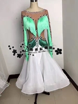 New spring and autumn national standard dance competition Moden Dance Ballroom Dancing Dress Waltz Big Swing Skirt to perform a dress