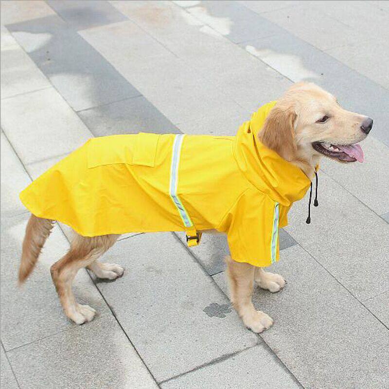 Teddy dog ​​raincoat waterproof large dog cloak poncho large dog golden retriever Labrador medium dog pet clothes