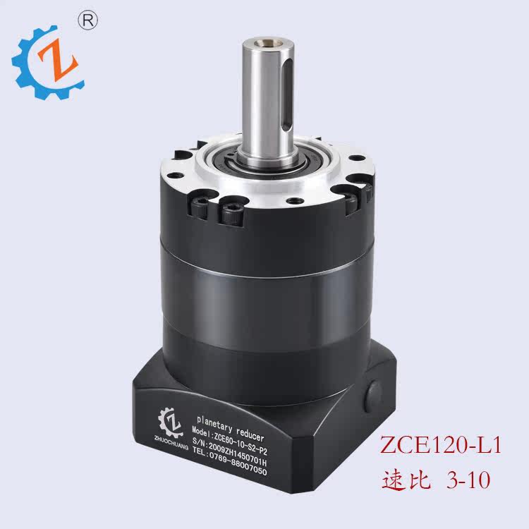 Zhuotron's direct sales precision ZCE120 servo stepping planetary reducer round flange output gear reduction box