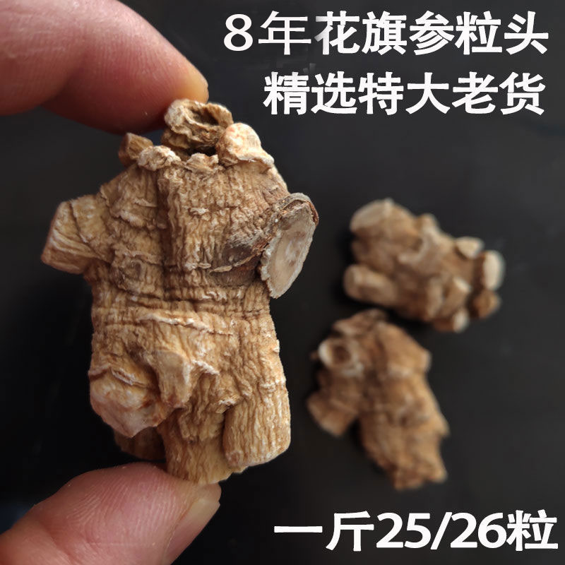 Authentic old American ginseng section imported Citi ginseng grain head oversized 8 years root ginseng into the product Ofi ginseng ocean ginseng head
