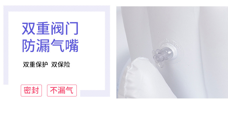 Lớn màu trắng ngỗng trẻ em bơi vòng núi bé con inflatable dày đôi chỗ ngồi cậu bé cô gái 1-3-6 tuổi phao hồ bơi